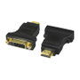 LogiLink Adaptador HDMI macho a DVI-D hembra (Negro)