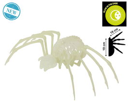 Araña Decoración Halloween Esqueleto Translúcido Brillo Oscuridad Animales Plástico Resistente