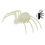 Atosa Araña Decorativa de Halloween con Esqueleto Detallado y Acabado Translúcido Brillante en la Oscuridad
