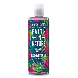 Faith In Nature Gel de baño Dragon Fruit, Limpiador y Revitalizante, 400 ml