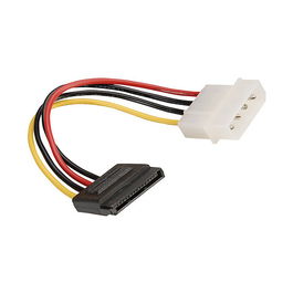 ROLINE 11.03.1055 Adaptador 4-Pin HDD a SATA 15-Pin Macho/Hembra 0.15m Negro Rojo Blanco Amarillo