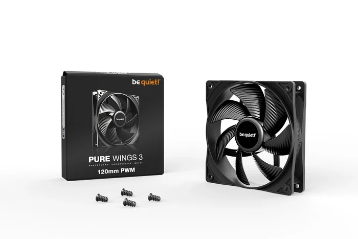 be quiet! Pure Wings 3 PWM 120mm Negro
