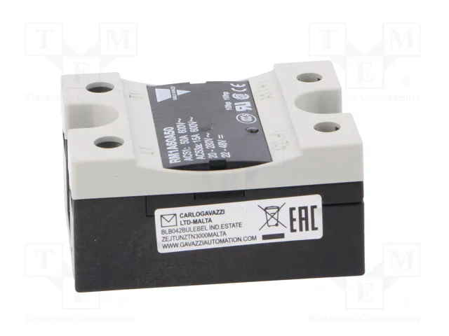 CARLO GAVAZZI RM1A60A50 Relé de semiconductor monofásico 50A