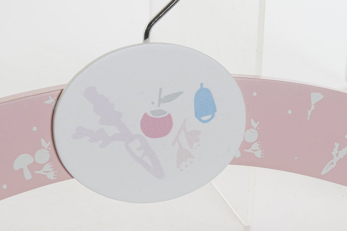 DKD Home Decor Percha Baby Rosa Azul 1.2 x 16 x 35 cm (8 Unidades) MDF Metal