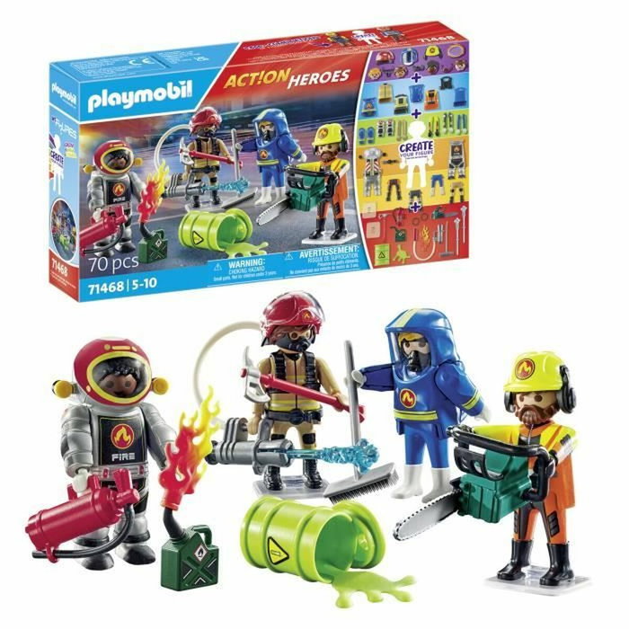 Playmobil MyFigures Bomberos Action Heroes 71468 Playmobil MyFigures Bomberos Action Heroes 71468