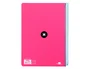 Antartik Cuaderno espiral A4 micro tapa dura 80h 100 gr cuadro 5mm rosa fluor