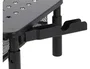 Q-Connect Soporte para Monitor Metálico Regulable en Altura, con Cajón y Dos Soportes para Móvil