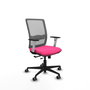 PIQUERAS Y CRESPO Silla de oficina Haches Rosa y Gris