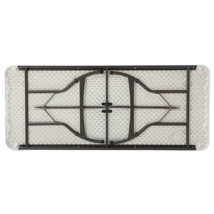 Color Baby Mesa rectangular plegable blanca 182X76X73,5 cm