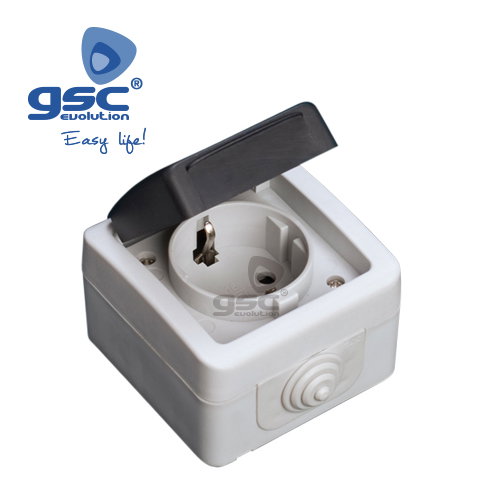 GSC Evolution Base simple estanca 16A IP44