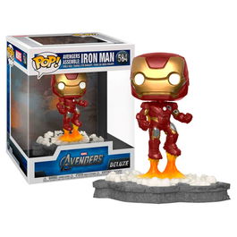 Funko Pop Deluxe Marvel Los Vengadores: Iron Man Assemble - Figura de Vinilo de 15 cm con Caja Original