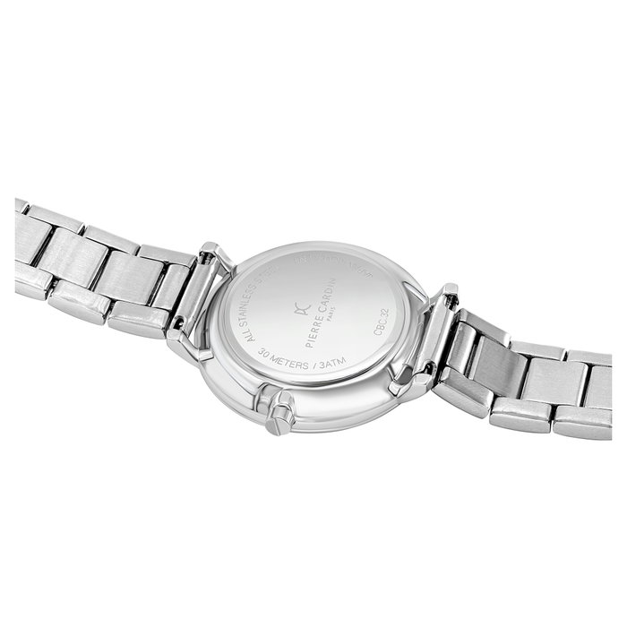 Pierre Cardin CBC.5002 Reloj Analógico para Mujer en Acero Inoxidable Gris