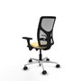 PIQUERAS Y CRESPO Silla de oficina Motilla Sincro/Traslack Crema y Gris