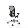 PIQUERAS Y CRESPO Silla de oficina Motilla Sincro/Traslack Crema y Gris