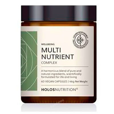 Holos Nutrition Multinutrient Complex - 60 Cápsulas Veganas - Apoyo Nutricional Integral con Vitaminas B, Minerales y Extractos Botánicos