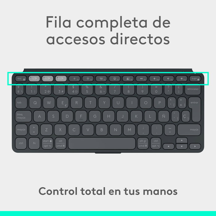 Teclado Logitech 920-012973 Grafito Español QWERTY
