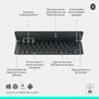 Logitech Keys-To-Go 2 Teclado Ultraportátil Bluetooth QWERTY Español Grafito