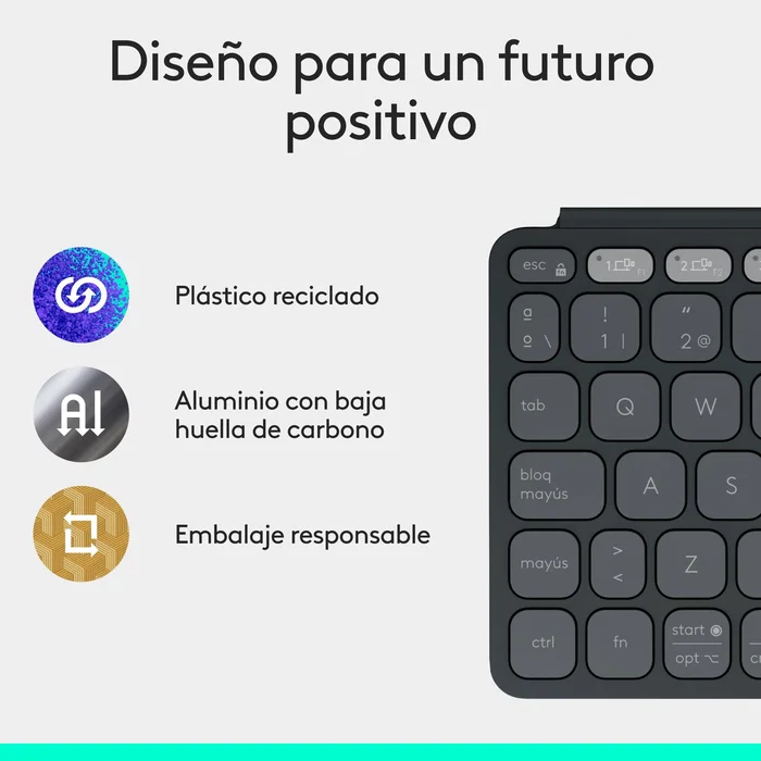 Logitech Keys-To-Go 2 Teclado Ultraportátil Bluetooth QWERTY Español Grafito Logitech Keys-To-Go 2 Teclado Ultraportátil Bluetooth QWERTY Español Grafito