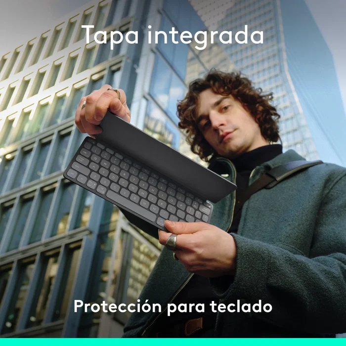 Logitech Keys-To-Go 2 Teclado Ultraportátil Bluetooth QWERTY Español Grafito Logitech Keys-To-Go 2 Teclado Ultraportátil Bluetooth QWERTY Español Grafito