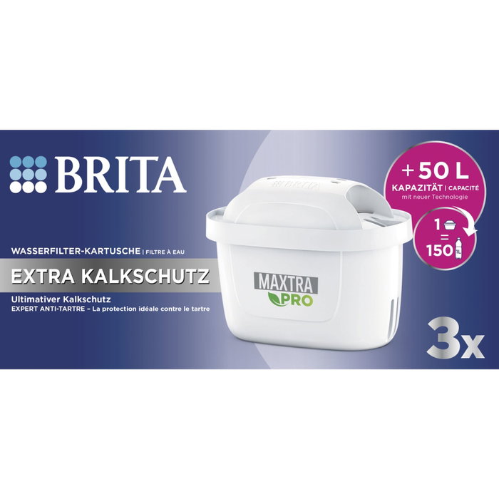 Brita MAXTRA PRO Extra Limescale Protection Pack 3 Brita MAXTRA PRO Extra Limescale Protection Pack 3