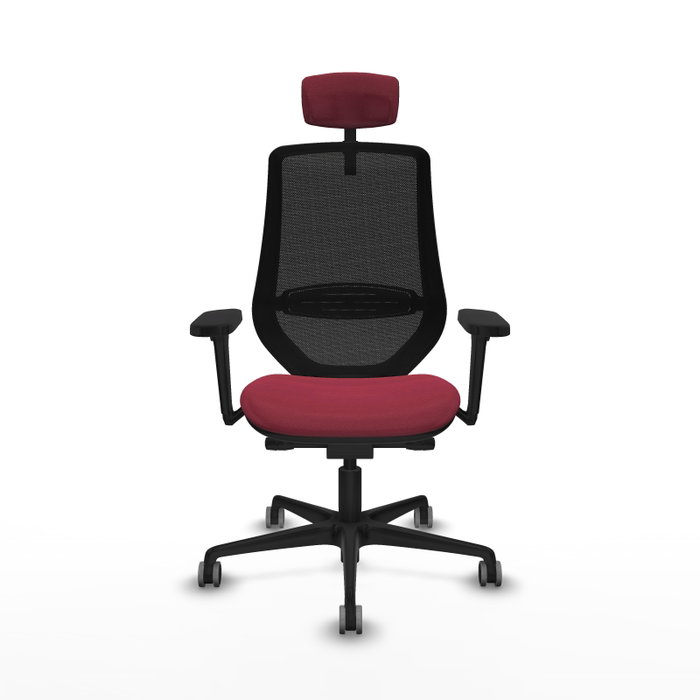 PIQUERAS Y CRESPO Silla de oficina Mardos con mecanismo Sincro/Traslack, Granate y Negro PIQUERAS Y CRESPO Silla de oficina Mardos con mecanismo Sincro/Traslack, Granate y Negro