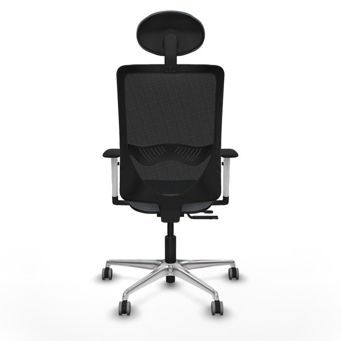 PIQUERAS Y CRESPO Silla de oficina Zulema Gris/Negro con Mecanismo Sincro/Traslack