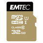 EMTEC Tarjeta microSDHC 32GB UHS-I U1 EliteGold Clase 10 con Adaptador SD Velocidad 85 MB/s Lectura