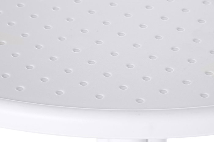 DKD Home Decor Mesa Terraza Y Jardin Blanco 80 x 80 x 75 cm