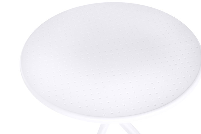 DKD Home Decor Mesa Terraza Y Jardin Blanco 80 x 80 x 75 cm