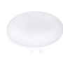 DKD Home Decor Mesa de Metal y PP Reciclado Blanca 80x80x75 cm