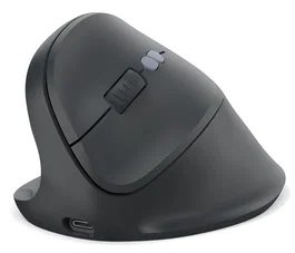 Hama EWM-600 Ratón Inalámbrico Ergonómico Vertical Negro para Diestros