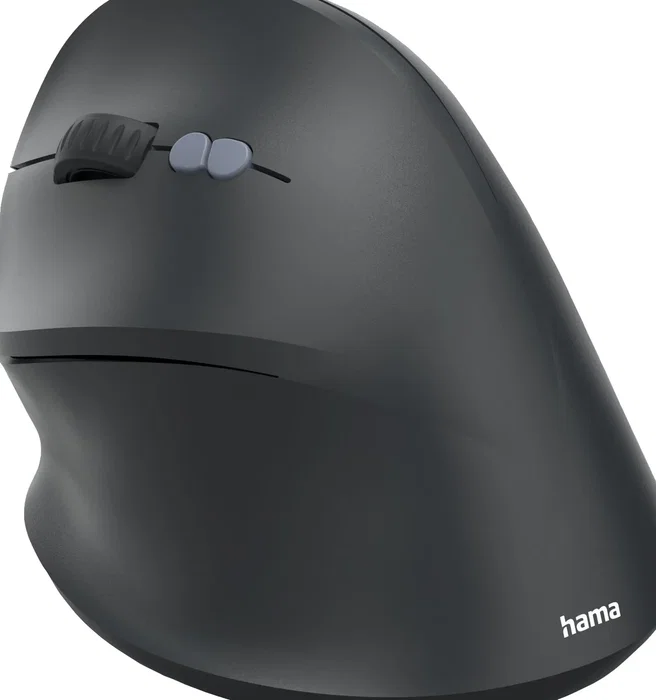 Hama EWM-600 Ratón Inalámbrico Ergonómico Vertical Negro para Diestros Hama EWM-600 Ratón Inalámbrico Ergonómico Vertical Negro para Diestros