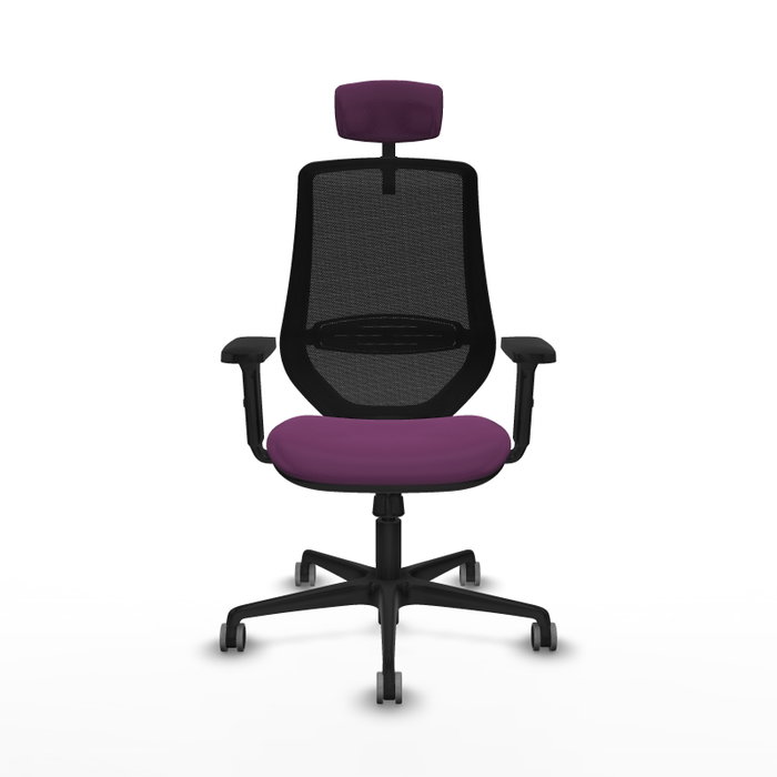 PIQUERAS Y CRESPO Silla de oficina Mardos con mecanismo Sincro, Morado y Negro PIQUERAS Y CRESPO Silla de oficina Mardos con mecanismo Sincro, Morado y Negro