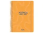 Liderpapel Agenda Escolar Classic 2026-2027 Espiral Semana Vista A5 Bilingüe 70g Papel FSC Naranja - Simply Interior