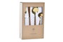 DKD Home Decor Set de Cubertería de 20 Piezas Dorado