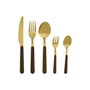 DKD Home Decor Set de Cubertería de 20 Piezas Dorado