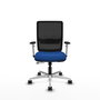 PIQUERAS Y CRESPO Silla de oficina Haches Azul y Negro