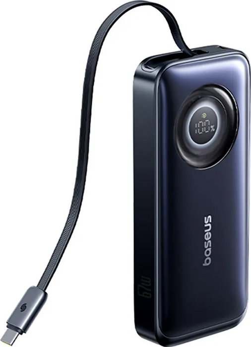 Baseus EnerCore CR11 Retractable 20000mAh 67W Cosmic Black