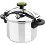 Monix Classica M530002 Olla a Presión 22cm 6L Acero Inoxidable Apta Inducción