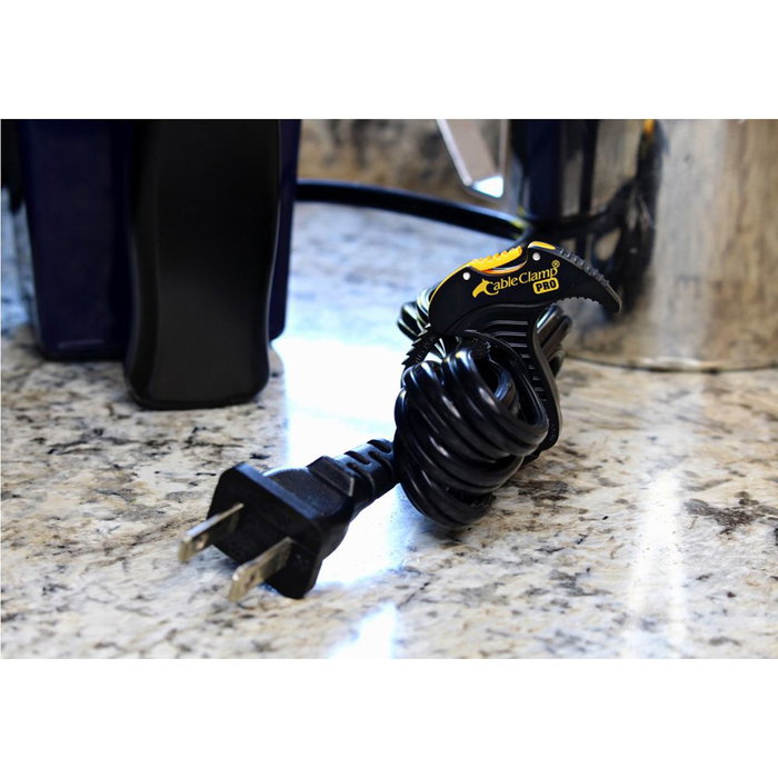 Cableclamp Brida Reutilizable Pequeña para Cables, Gancho y Bucle, Ajustable y Autobloqueante, Ø Interior 2.3 cm, Polímero