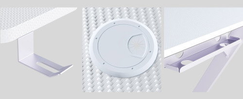 Newskill Mesa Gaming Belenor Ivory Blanca NS-DK-BELENORIV