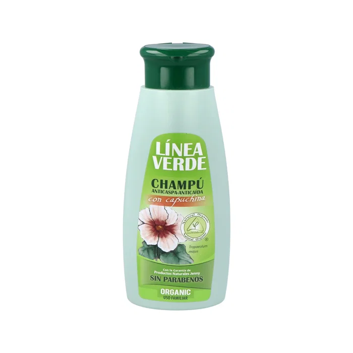 LINEA VERDE Champú Anticaspa y Anticaída Capuchina 400 ml LINEA VERDE Champú Anticaspa y Anticaída Capuchina 400 ml
