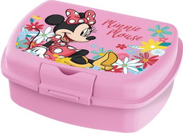 Disney Sandwichera Minnie CZ11371 Licencia Oficial Niños Plástico Reciclable Libre BPA Fácil Limpiar