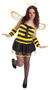 Creaciones Llopis Disfraz Adulto Abeja con Lazo Talla L - Vestido, Guantes, Alas y Antenas