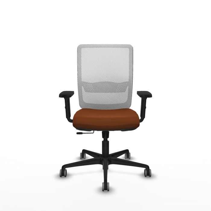 PIQUERAS Y CRESPO Silla de oficina Haches Marrón y Blanco PIQUERAS Y CRESPO Silla de oficina Haches Marrón y Blanco