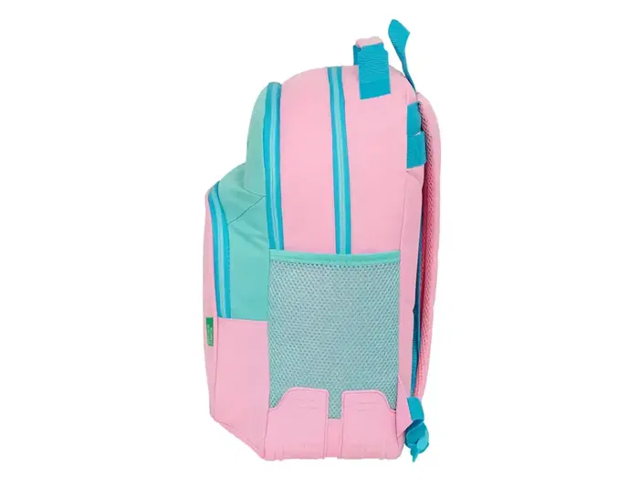 Safta Mochila Doble con Cantoneras Benetton Dolce Adaptable a Carro 420x320x150 mm