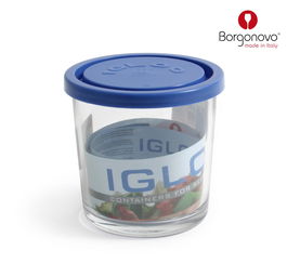 Borgonovo Vaso Indro 500 cc con Tapa Azul (12 Unidades)
