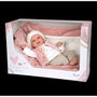 Muñecas Arias Muñeca Elegance Colin 40 cm rosa con manta