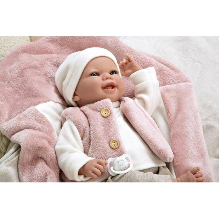 Muñecas Arias Muñeca Elegance Colin 40 cm rosa con manta Muñecas Arias Muñeca Elegance Colin 40 cm rosa con manta