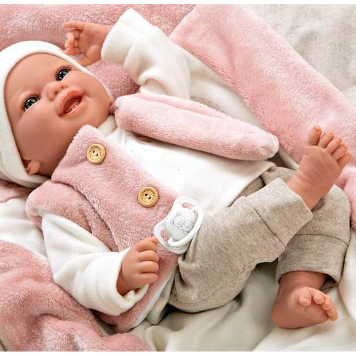 Muñecas Arias Muñeca Elegance Colin 40 cm rosa con manta Muñecas Arias Muñeca Elegance Colin 40 cm rosa con manta
